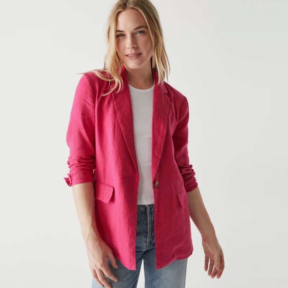 Anthropologie/Michael Stars Lottie Linen Blazer